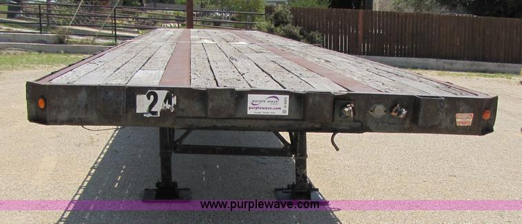 image for item A4663 1987 Wabash 45' flatbed trailer