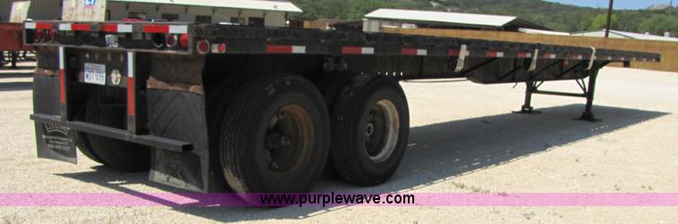 image for item A4663 1987 Wabash 45' flatbed trailer