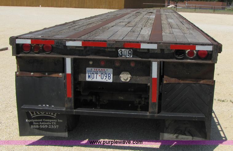image for item A4663 1987 Wabash 45' flatbed trailer