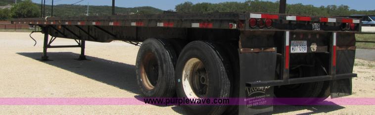 image for item A4663 1987 Wabash 45' flatbed trailer
