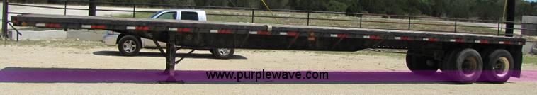 image for item A4663 1987 Wabash 45' flatbed trailer