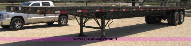 image for item A4663 1987 Wabash 45' flatbed trailer