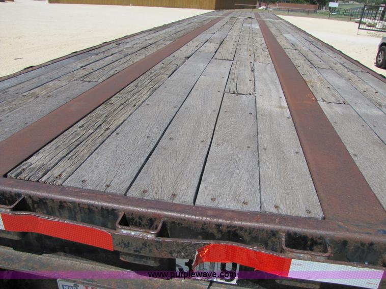 image for item A4663 1987 Wabash 45' flatbed trailer