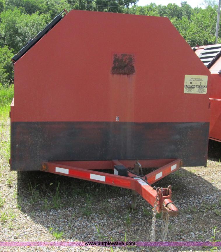 image for item A4911 2003 Pro-tainer compartmentalized recycle trailer