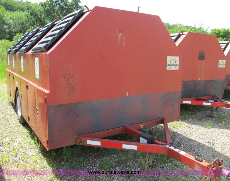 image for item A4912 2003 Pro-tainer compartmentalized recycle trailer