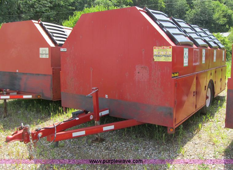 image for item A4913 2007 Pro-tainer compartmentalized recycle trailer