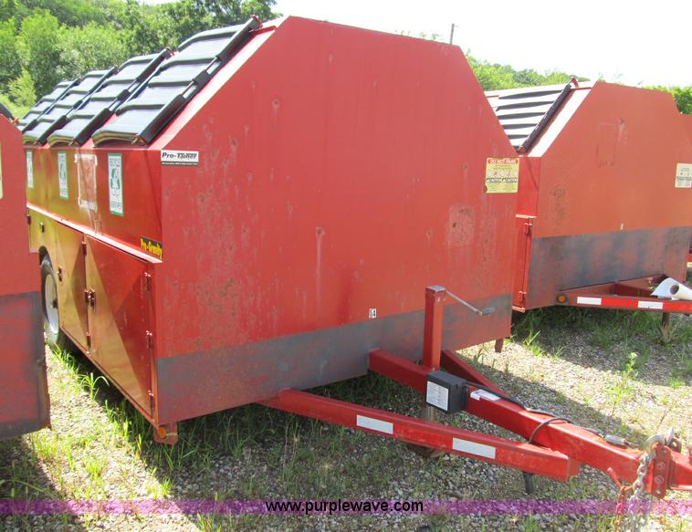 image for item A4913 2007 Pro-tainer compartmentalized recycle trailer