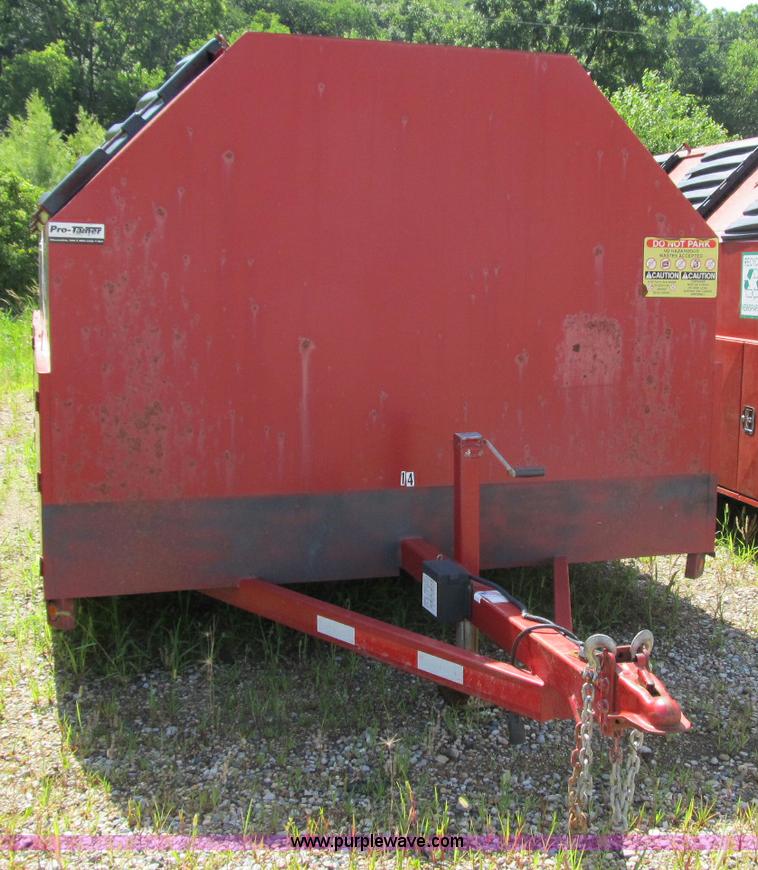 image for item A4913 2007 Pro-tainer compartmentalized recycle trailer