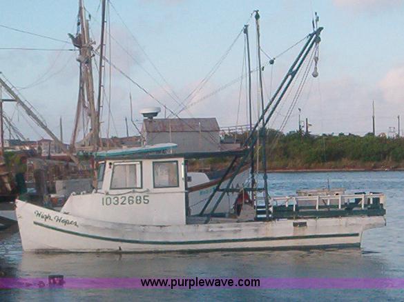image for item A1188 1972 High Hopes shrimp boat