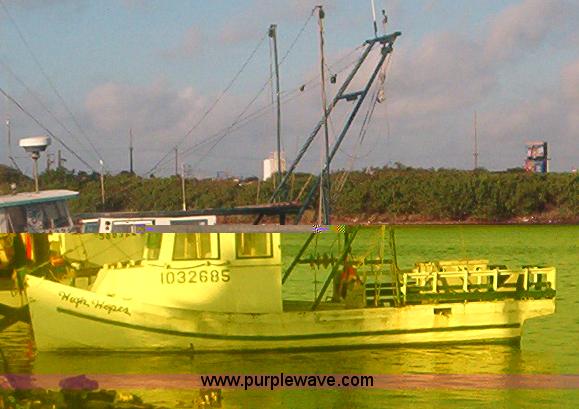 image for item A1188 1972 High Hopes shrimp boat