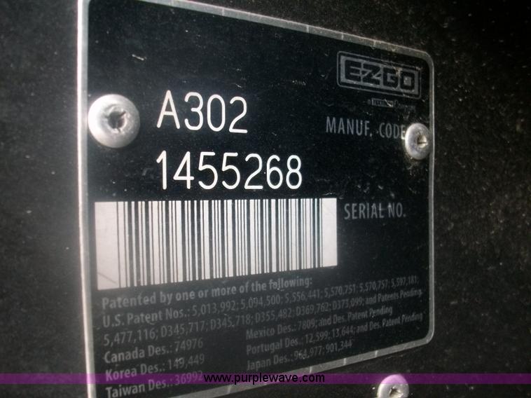 image for item A1220 2002 Ez-go golf cart