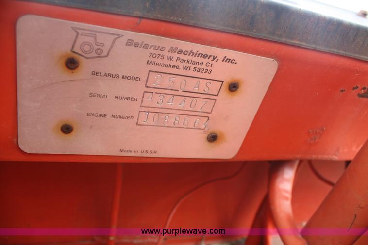 image for item A2193 Belarus 250AS tractor