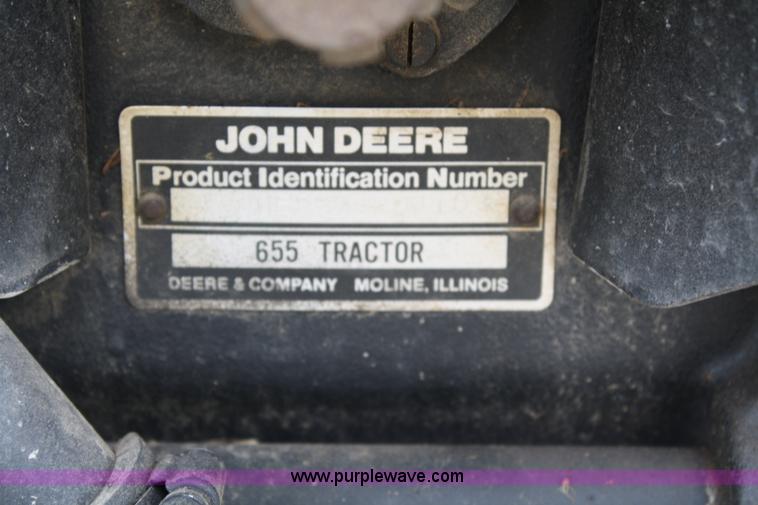 image for item A2204 John Deere 655 garden tractor