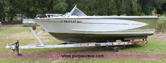 image for item A2614 Duracraft 16' aluminum deep V boat