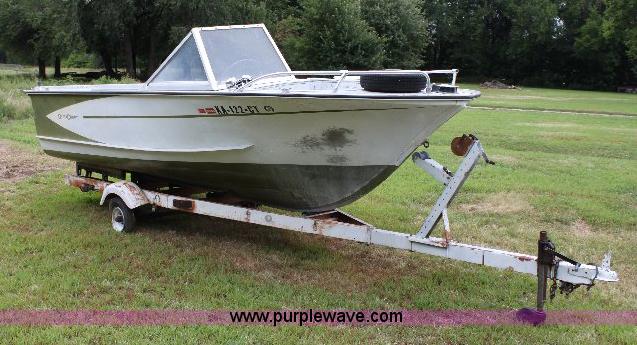image for item A2614 Duracraft 16' aluminum deep V boat