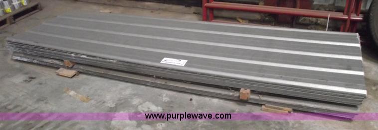 image for item A4118 (180) pieces of 10' x 3' galvanized siding