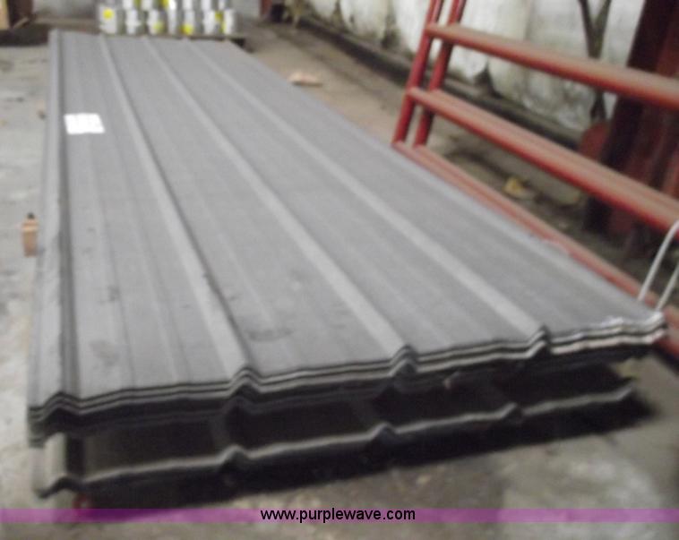 image for item A4118 (180) pieces of 10' x 3' galvanized siding