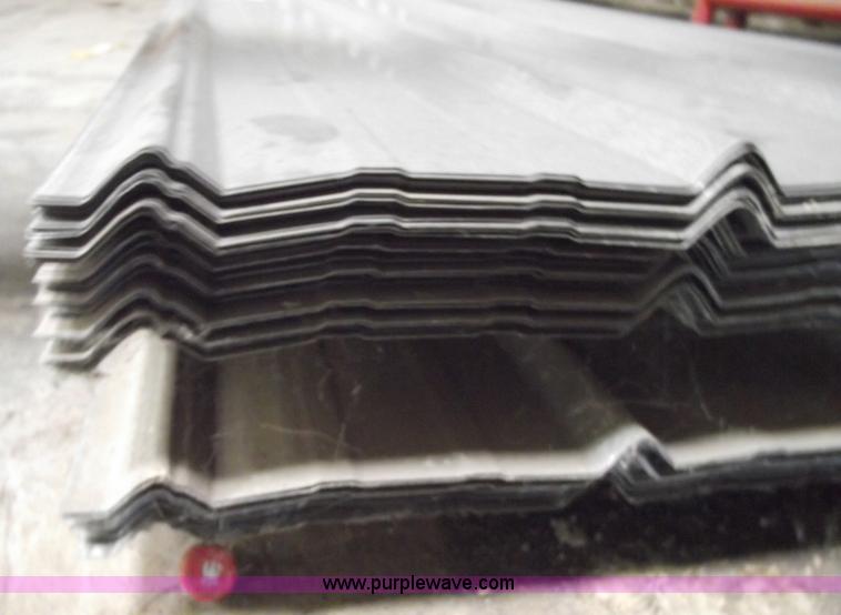 image for item A4118 (180) pieces of 10' x 3' galvanized siding