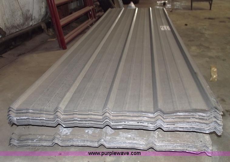 image for item A4118 (180) pieces of 10' x 3' galvanized siding