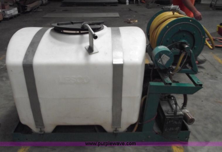 image for item A4119 Lesco 200 gallon commercial spray tank