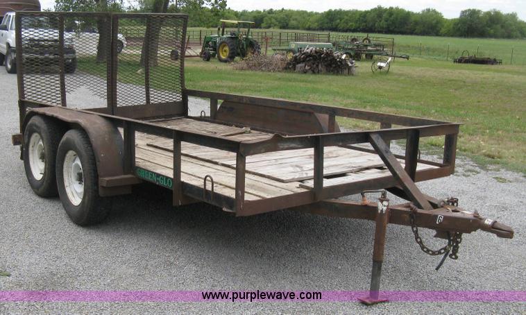 image for item A4300 1987 shop built flatbed trailer