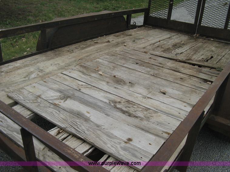 image for item A4300 1987 shop built flatbed trailer