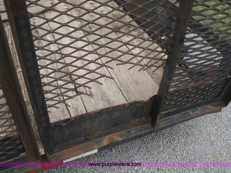 image for item A4300 1987 shop built flatbed trailer