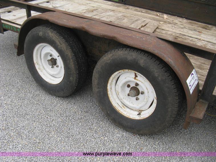 image for item A4300 1987 shop built flatbed trailer