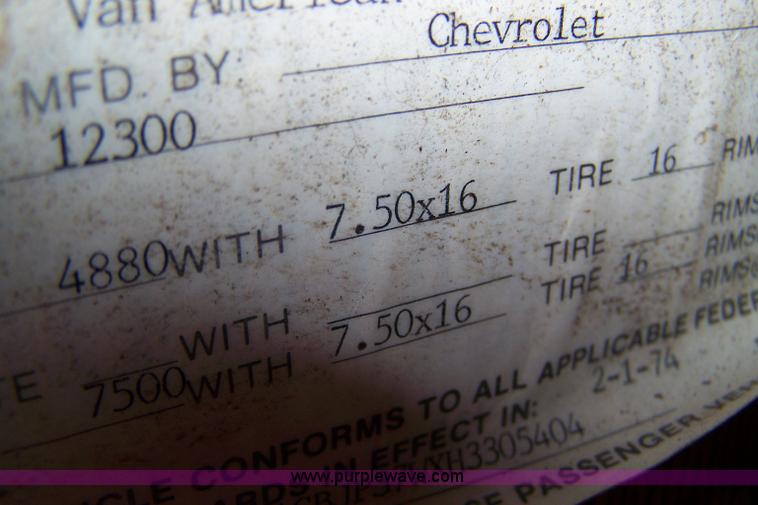 image for item A4530 1987 Chevrolet P30 25' American/Cobra motor home