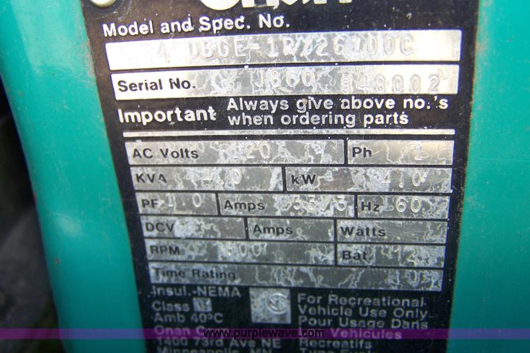 image for item A4530 1987 Chevrolet P30 25' American/Cobra motor home