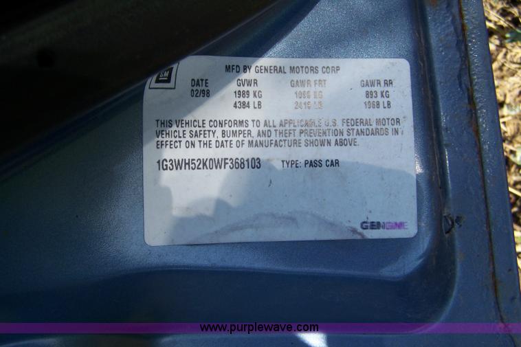 image for item A4533 1998 Oldsmobile Intrigue