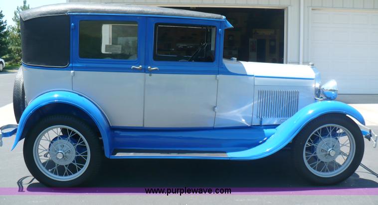 image for item A4802 1929 Ford Model A four door sedan