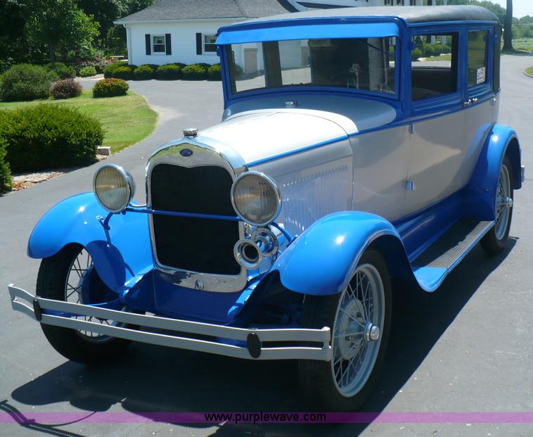 image for item A4802 1929 Ford Model A four door sedan