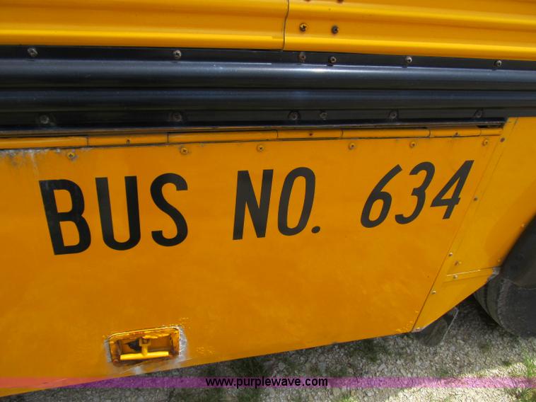 image for item A4918 1999 Thomas built school bus
