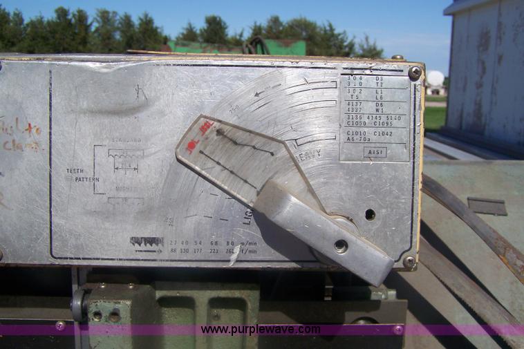 image for item A9500 1978 Kysor HA250 horizontal metal band saw