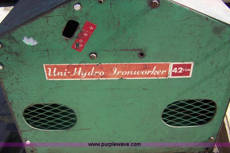 image for item A9501 Dynamic 42 ton Uni Hydro Iron worker