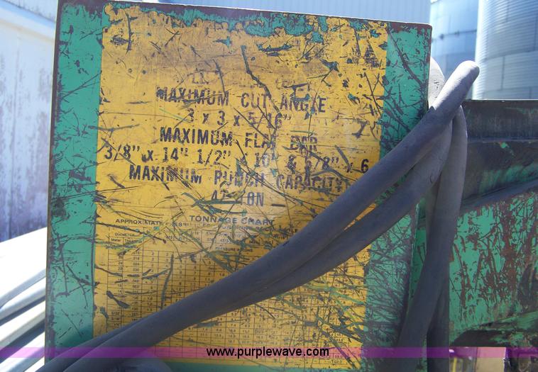 image for item A9501 Dynamic 42 ton Uni Hydro Iron worker