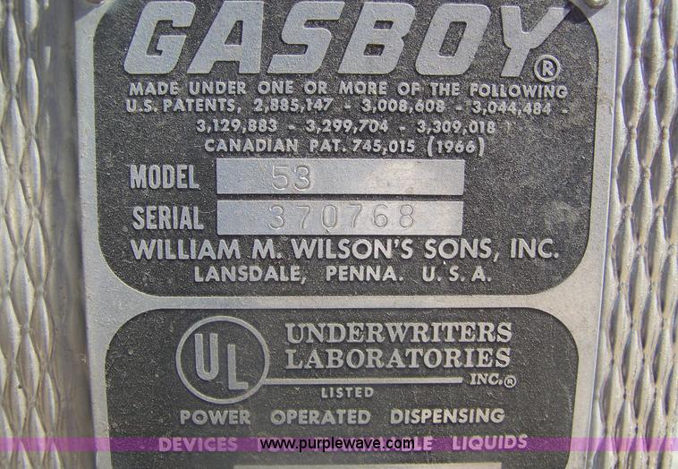 image for item A9502 (2) GasBoy 53 gas pumps