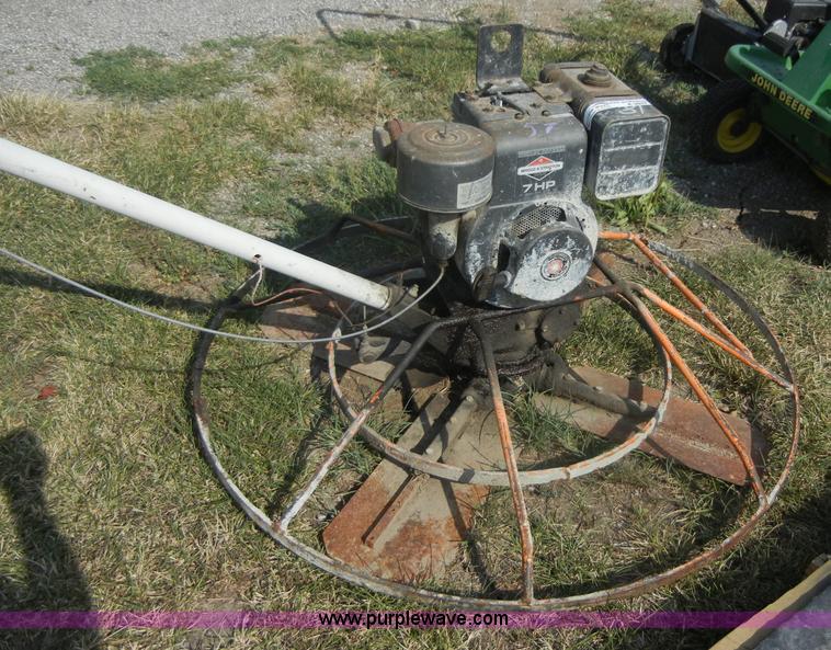 image for item A9937 Concrete power trowel