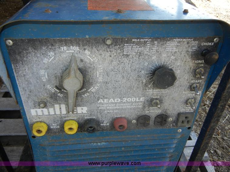 image for item A9974 Miller AEAD-200LE welder
