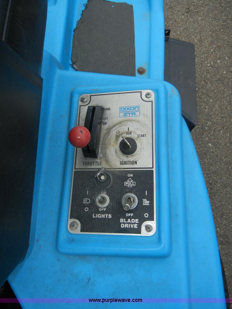 image for item A9979 Dixon 4421 zero turn lawn mower