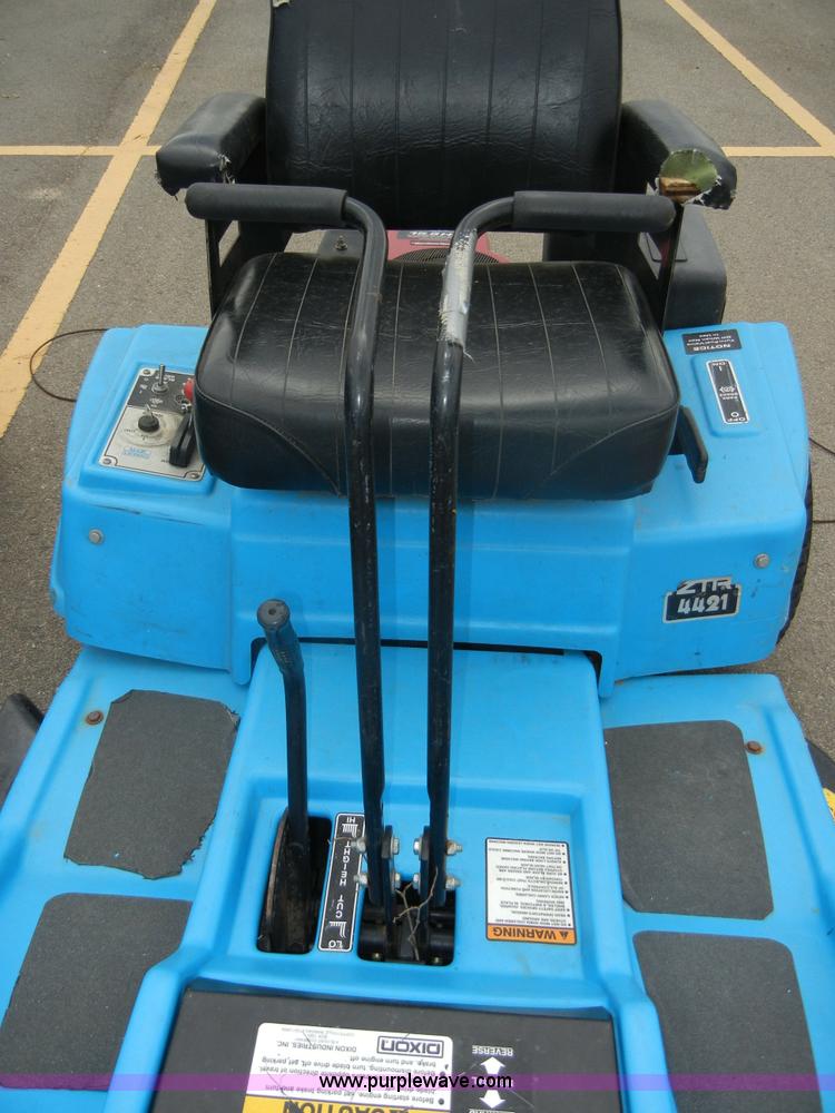 image for item A9979 Dixon 4421 zero turn lawn mower