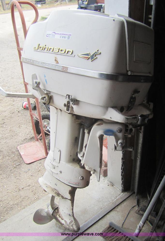 image for item C9761 Johnson Super Sea Horse 35 outboard engine