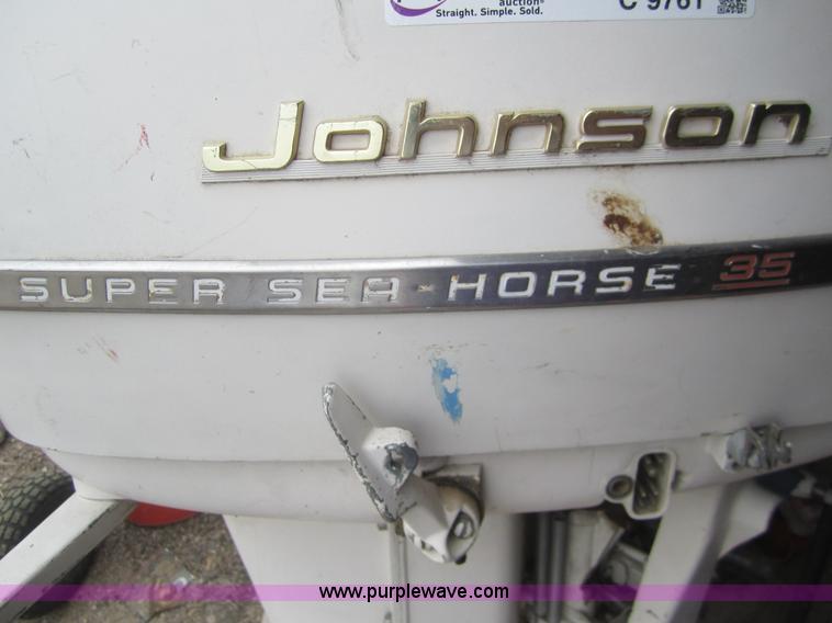 image for item C9761 Johnson Super Sea Horse 35 outboard engine