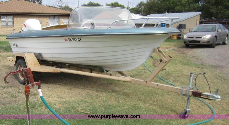 image for item C9766 Apache 16' boat with trailer