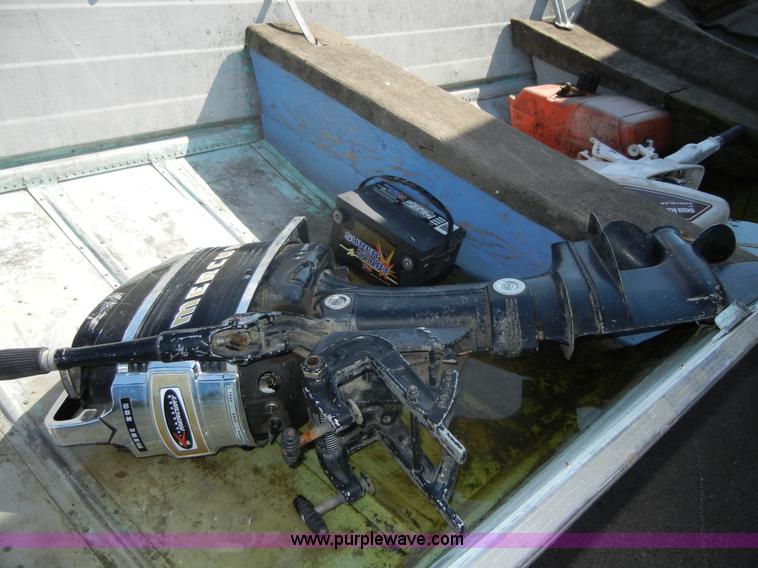 image for item D9642 14' boat with trailer