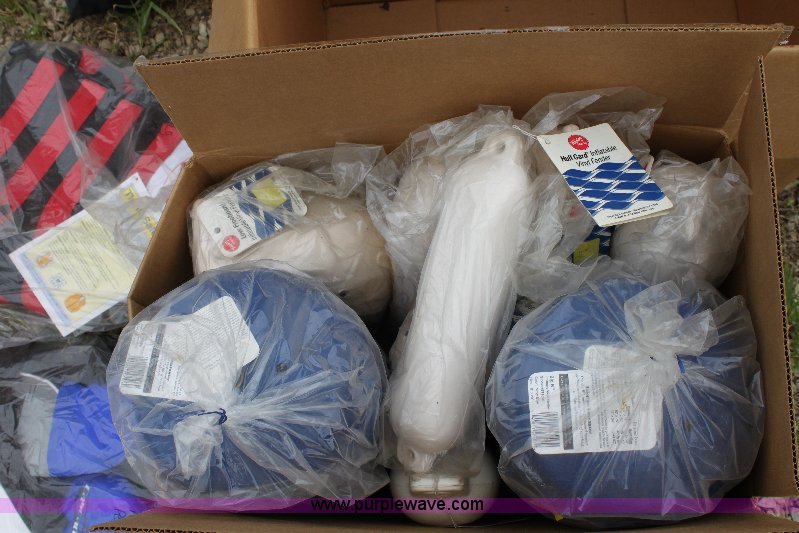 Assorted life jackets and boat fenders in Abilene, KS Item A2594 sold