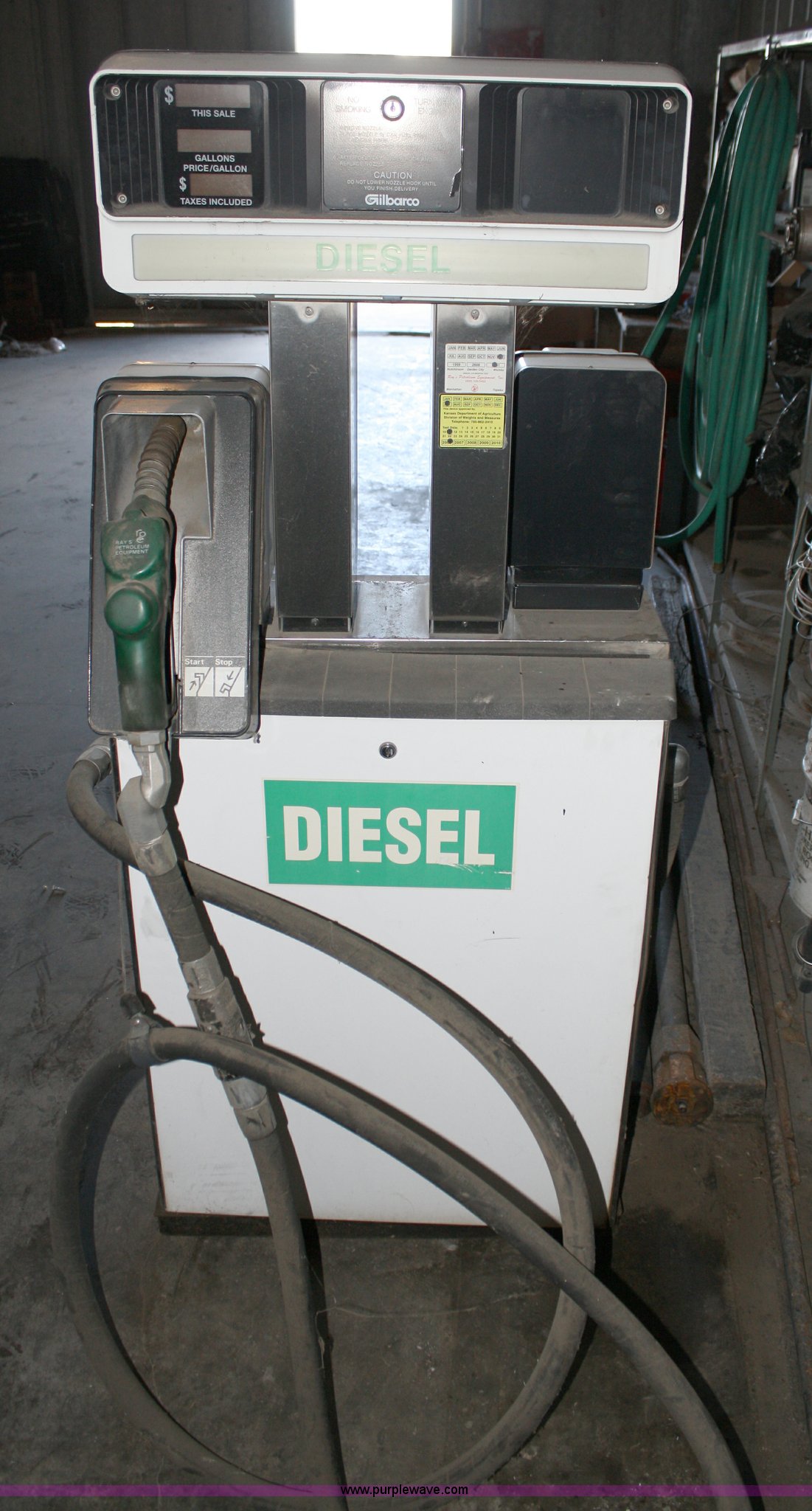 Gilbarco diesel fuel pump in Hiawatha, KS Item A9083 sold Purple Wave