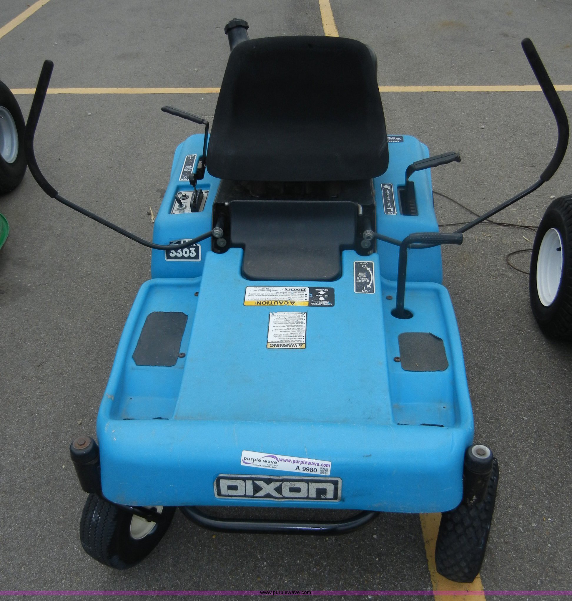 Dixon 3303 zero turn lawn mower in Manhattan, KS Item A9980 sold