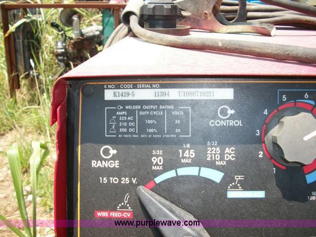 image for item A1200 2008 Lincoln Ranger 10000 welder